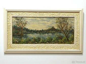SLEVA - Obraz - Pauer A. - olejomalba - 54/31 cm