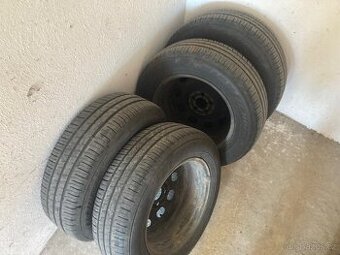 5x100 plechy+letní pneu