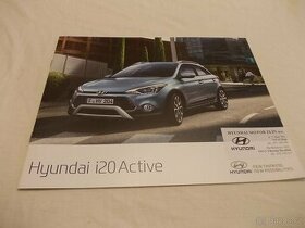 HYUNDAI i20 Active --- český prospekt - 1