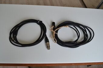 2x XLR mikrofonní kabel