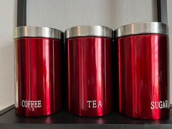 Berlinger Haus 3dílná sada dóz na potraviny Burgundy Metalli