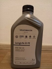 Motorový olej Longlife III 0W-30, 1L ORIGINÁL