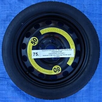 Dojezdové kolo 16" VW, Audi, Škoda, Seat