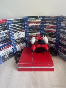 Herní konzole PS4/ PlayStation 4 FAT + 2 ovladače