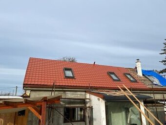 Rekonstrukce a realizace střech, drobná oprava střechy