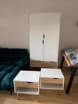 Skříň + 2 noční stolky Oslo Bonami