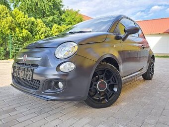 Fiat 500S SPORT 1.2 8V 51kW rok 2013, klima, mat.černá,