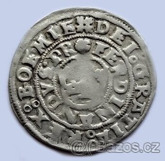 Čechy, Ferdinand I. Habsburský, pražský groš 1541,originál