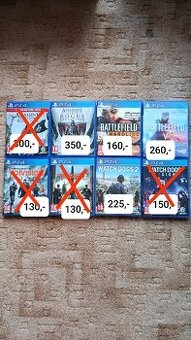 Hry na ps4(ps5) doprava od 50kč