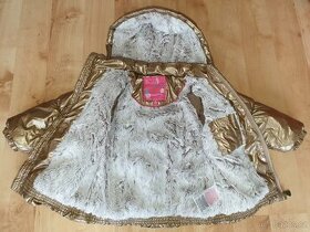 Zlatá zimní bundička 1-2 rok