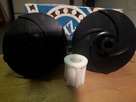 oběhové kolo a spodní futro, vložka k vertikálnímu čerpadlu