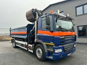 DAF CF 85.360 4x2,dvoustranný sklápěč s hydraulickou rukou