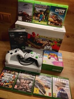 Prodám Xbox one s 1TB + hry + ovladače + příslušenství