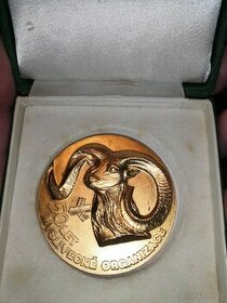 Plaketa 1973 český myslivecký svaz