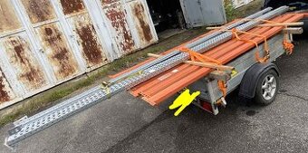 Paletovy regal na 4 palety o 4 policích