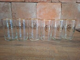 6x sklenice panák