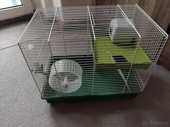 Klec pro křečka s vybavením