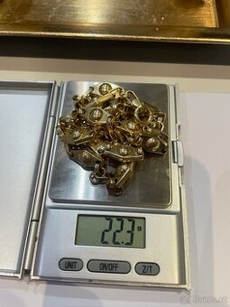 Zlatý silnější řetízek