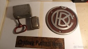 Konvolut ČSD - popelník, logo, brzda cena za vše