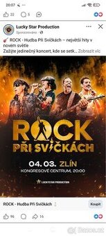 Lístky na koncert Rok při svíčkách
