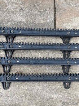 Nylonový ozubený hřeben s ocelovým jádrem