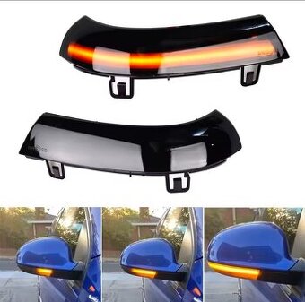 Led dynamické světla golf, Passat kouřové