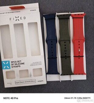 Set 3ks silikonové hřeminku na Apple Watch 42 44 45 49mm