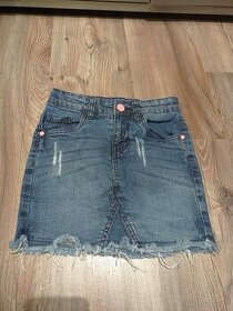 Sukně riflová pružná 134 značky Y.F.K.