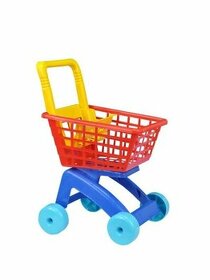 Dětský nákupní vozík plastový 31x59x40cm - 1