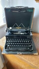 Starý kufříkovy psací stroj zn. KAPPEL - 1