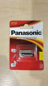Baterie Panasonic CR123 lithium power