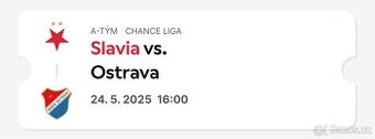 Vstupenky Slavia vs. Baník