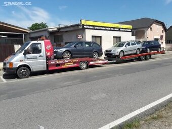 Podvalník vozik autoprepravnik na dvě auta prives