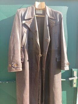 Pánský kožený motorkářský kabát MotorDress (vintage) - 1