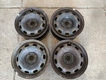 Plechové disky 5x100 et38 R15 Škoda Octavia 1