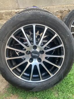 Litá kola 5x112 r16 +letní pneu