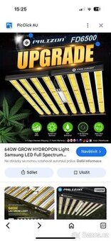 Phlizon FD9600 1000W LED pěstební světlo pro rostliny