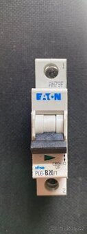 ✅ Jistič Eaton PL6-B20/1 (1-pól, 20A)