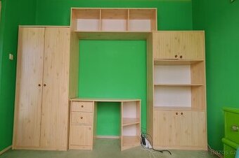 Nábytek do dětského pokoje, postel, noční stolek - 1