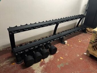 Velký Stojan na jednoruční činky - černý