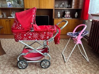 Kočárek a sedačka