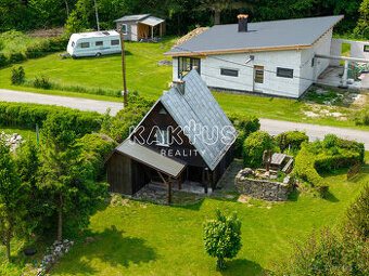 Prodej chaty se stavebním pozemkem o ploše 2870 m² v obci Ho - 1