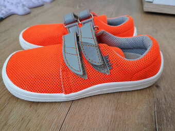 Barefoot dětské tenisky Beda - Mandarine oranžové vel. 27