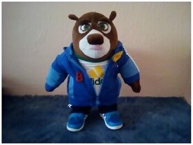 Plyšový medvěd ve zn.oblečení ADIDAS vel. 3-6 měsíců