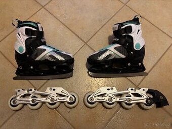 Dívčí brusle 2v1