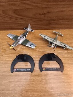 Modely letadel P-51B Mustang & Junkers Ju 87 Stuka