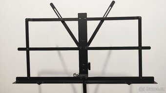 Notový stojan Bespeco, ocelový, skládací