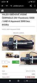 Oběhové čerpadlo Webasto - nové