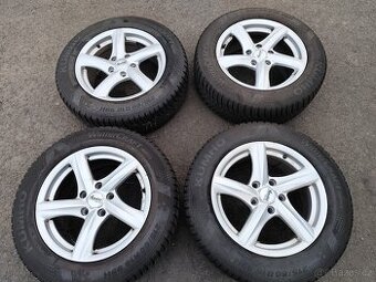 Alu kola 5 x 114,3 , zimní pneu 215/60/16