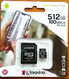 Kingston Canvas Select Plus 512GB micro SD